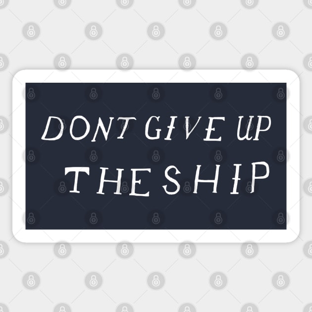 Don't Give Up The Ship Flag Commodore Perry Battle Flag War of 1812 Sticker by Yesteeyear